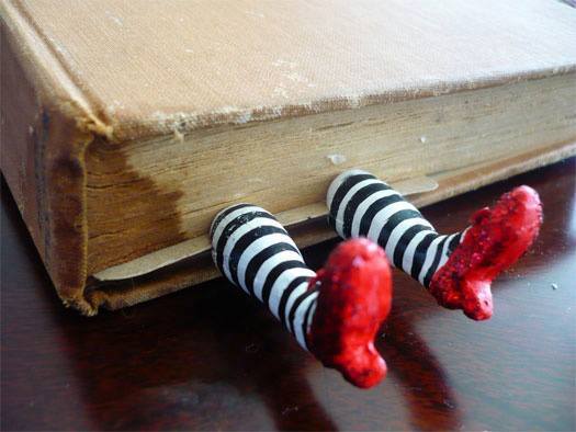 wicked witch crushed inside book