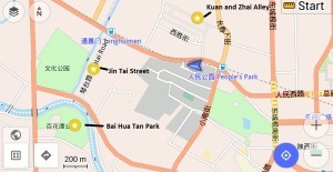 Things to do in Chengdu - map