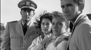 Donna Anderson (second from right) in On the Beach