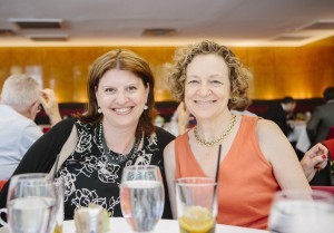 Me and my publisher, Alicia Condon, having lunch at Bryant Park Grill. Photo credit: Adrienne Grunwald