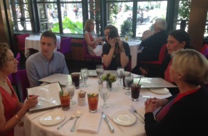 Lunch att Bryant Park Café.