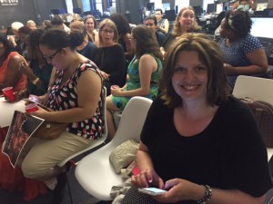 At the List panel diskussion on feminism. I was so happy, even though my internal clock was nearing 3 am.