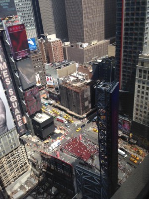 Utsikt från mitt rum - Times Square