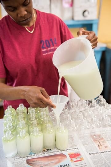 Geranium pouring