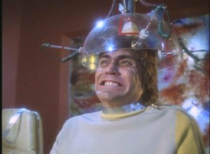 Nick Brimble having a bad time in Blakes 7