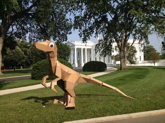 Lisa Glover's velociraptor costume