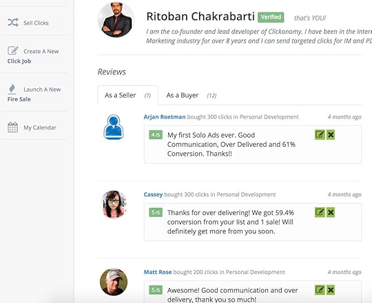 Ritoban's profile on Clickonomy
