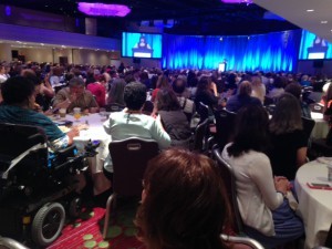 Idag var det Nalini Singh, mycket inspirerande. Och så får man böcker.