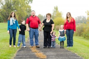 A Fall family portrait of the Troupe's