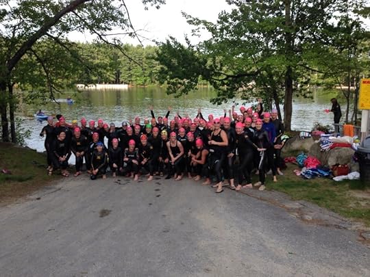 SheJAMs swim night, at Crystal Lake.