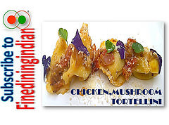 TORTELLINI CHICKEN MUSHROOM MICHELIN PRESENTATION