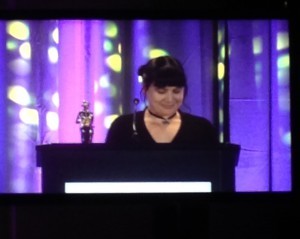 Roligast var att lyssna på Tiffany Reisz, som vann sin kategori. Hon berättade att hon träffade sin man på en RWA-mässa (!!) för fyra år sedan.