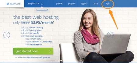 bluehost-login
