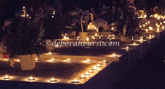 flowers candles middle fade wm