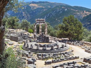 The Temple of Apollo, Delphi, Greece
