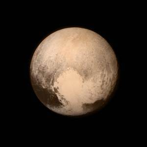 Pluto's heart shaped feature - NASA