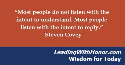 Leading with Honor Wisdom