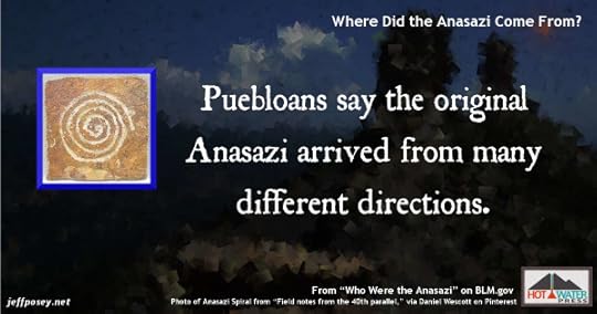 Pre-Anasazi came together from many different directions. From Who Were the Anasazi on BLM.gov.