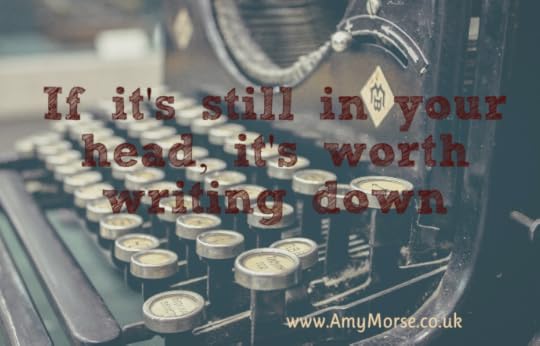write it down