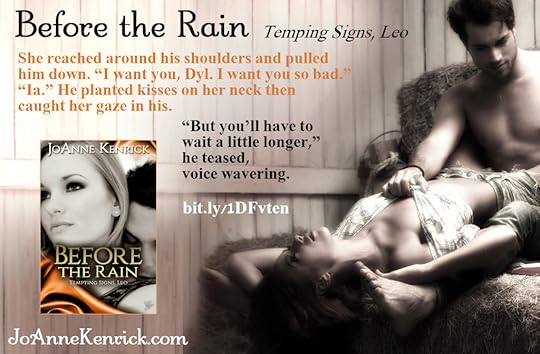 Teaser from Before the Rain by JoAnne Kenrick