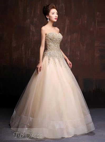 Sweetheart Ball Gown Beadings Floor-Length Quinceanera Dress