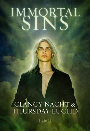 Immortal Sins book cover; written by Clancy Nacht & Thursday Euclid, art by April Martinez