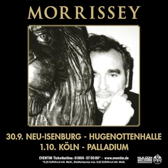 Morrissey Germany Tour Dates September And October 2015