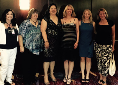 Carey, Lena, Diana, Sharon, Gwen, and Sarah at the Death by Chocolate party