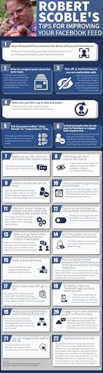 Robert Scoble's 22 Tips for Improving Your Facebook Feed infographic