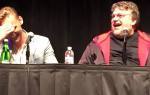 Tom Hiddleston and Guillermo del Toro at the Nerdist podcast