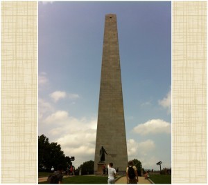 Bunker Hill Monument, Charlestown (Photo: Sarah Sundin, July 2014)