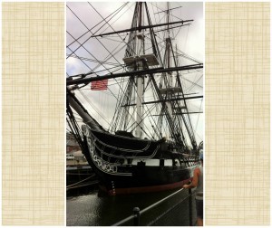 USS Constitution, Charlestown Navy Yard (Photo: Sarah Sundin, July 2014)