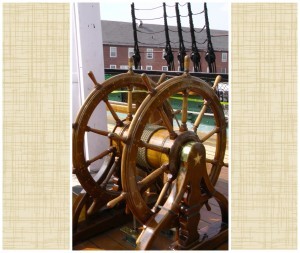 Helm of the USS Constitution. (Photo: David Sundin, 2010)