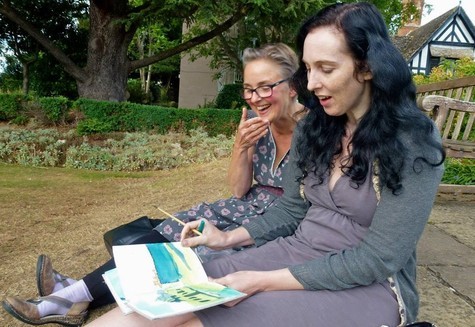 Lynne Chapman & Loretta Schauer - I have no idea what was so funny!