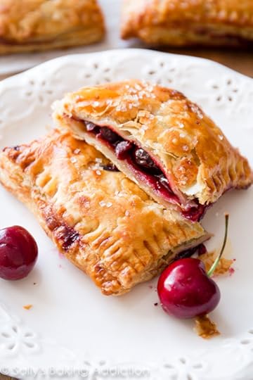 Simple Cherry Pastry Pies are easier than you think! Grab the recipe on sallysbakingaddiction.com