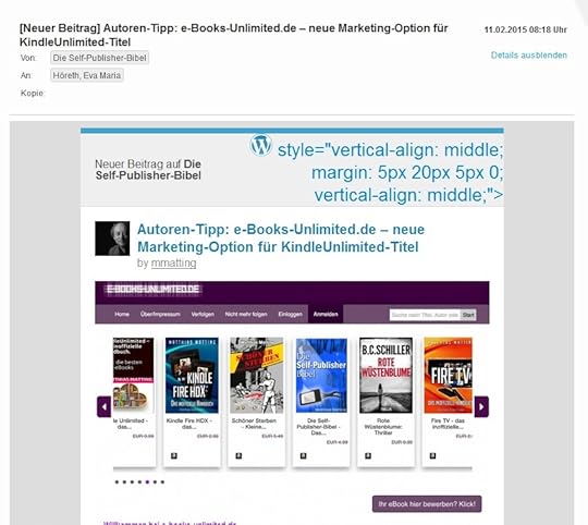 Newsletter Self-Publishing Bibel