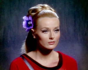 Celeste Yarnall as Yeoman Martha Landon in Star Trek