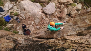 Image of rock climbers