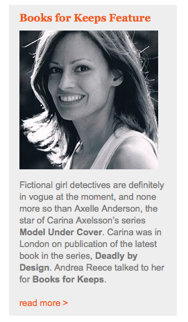 Click on the image to read my girl power interview!