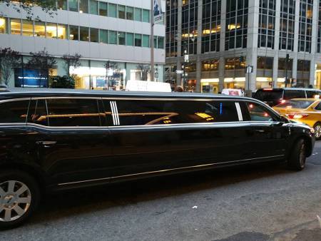 My ride to the Waldorf Astoria on Park Avenue for the Harlequin Ball. *giggles*