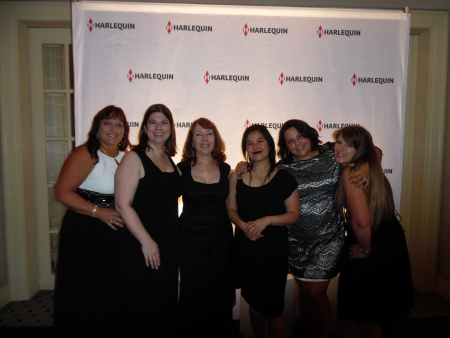 Feeling like a celebrity with my Ruby Sisters in the Starlight Roof at the Harlequin Ball.