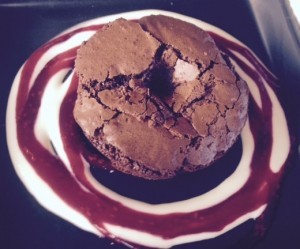 Warm Gluten-Free Brownie