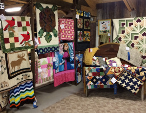 Then we check out some award-winning quilts.