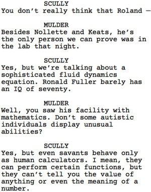 The X-Files Roland Dialogue 1