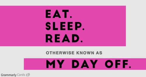eat sleep read