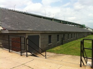 Ropewalk at Charlestown Navy Yard, Boston (Photo: Sarah Sundin, July 2014)