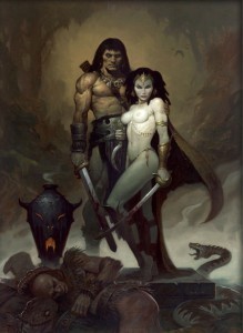 Conan and Belit by Brom.