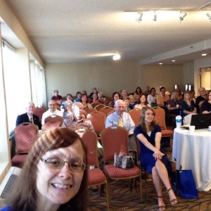 #CMNselfie2015, my attempt at a selfie before my first presentation on Wednesday (with help from Pat Gohn)