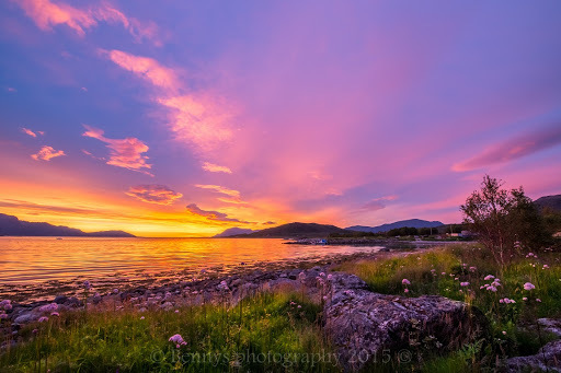 Magic Light and Clouds in Northern Norway. Photographer Benny Høynes