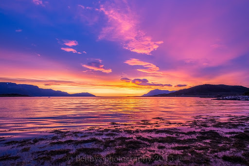 Magic Light and Clouds in Northern Norway. Photographer Benny Høynes